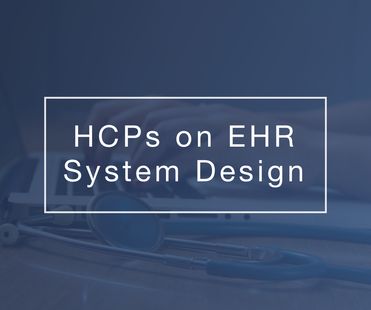 Healthcare Professionals’ Views On EHR System Design | Figure 1